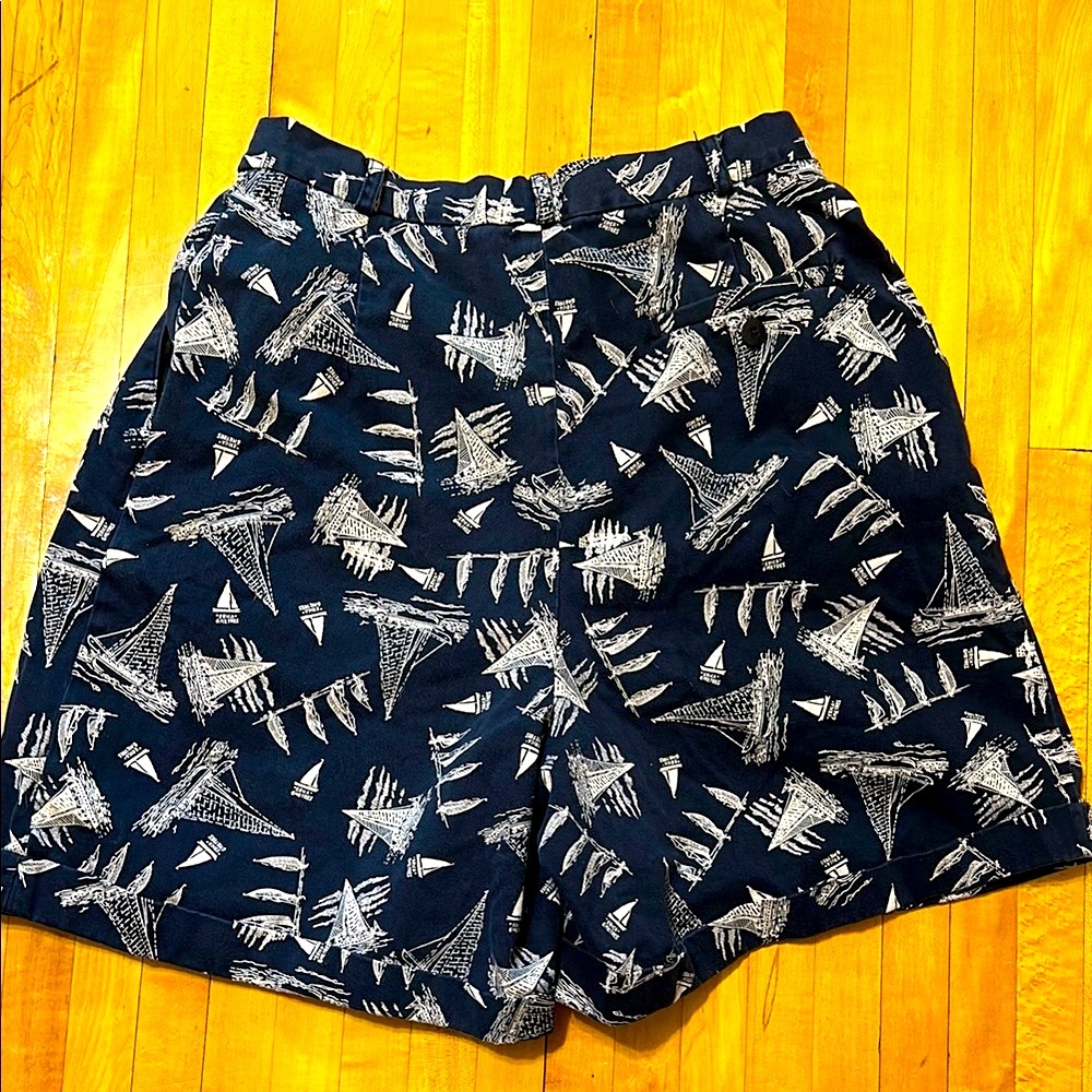 Vintage Ralph Lauren Nautical Sailboat Women's Shorts | 8